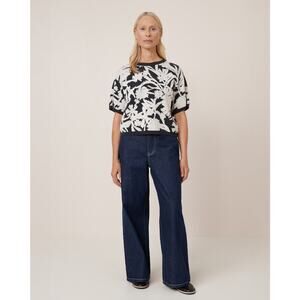 KOWTOW Etched jaquard top